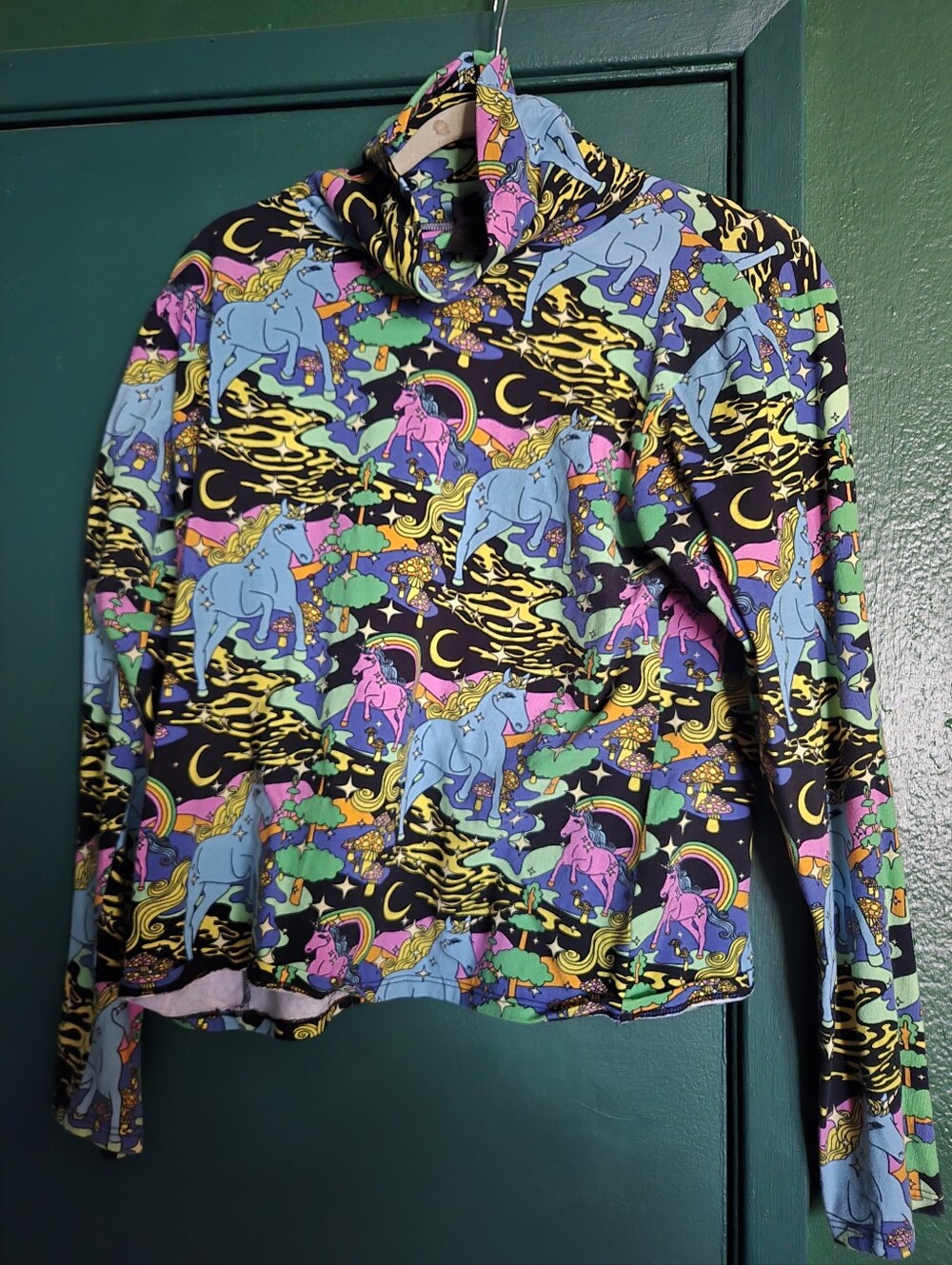 Unicorns in the Forest Turtle Neck 2x